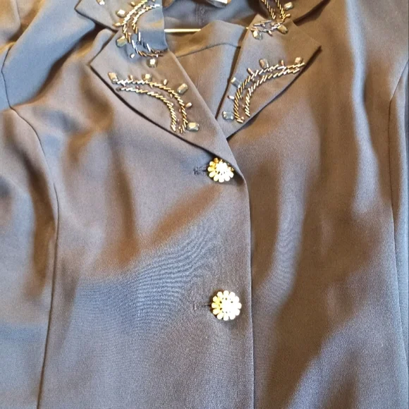 Tally Taylor Navy Blue Two-Piece Suit - Picture 5 of 16